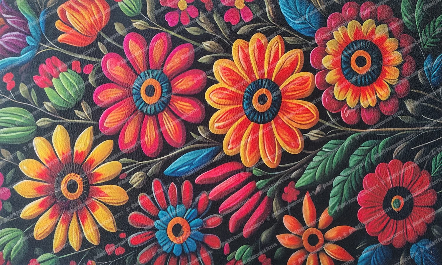 FC-006 Daisy Delight – Decorative Flower Door Mat Design