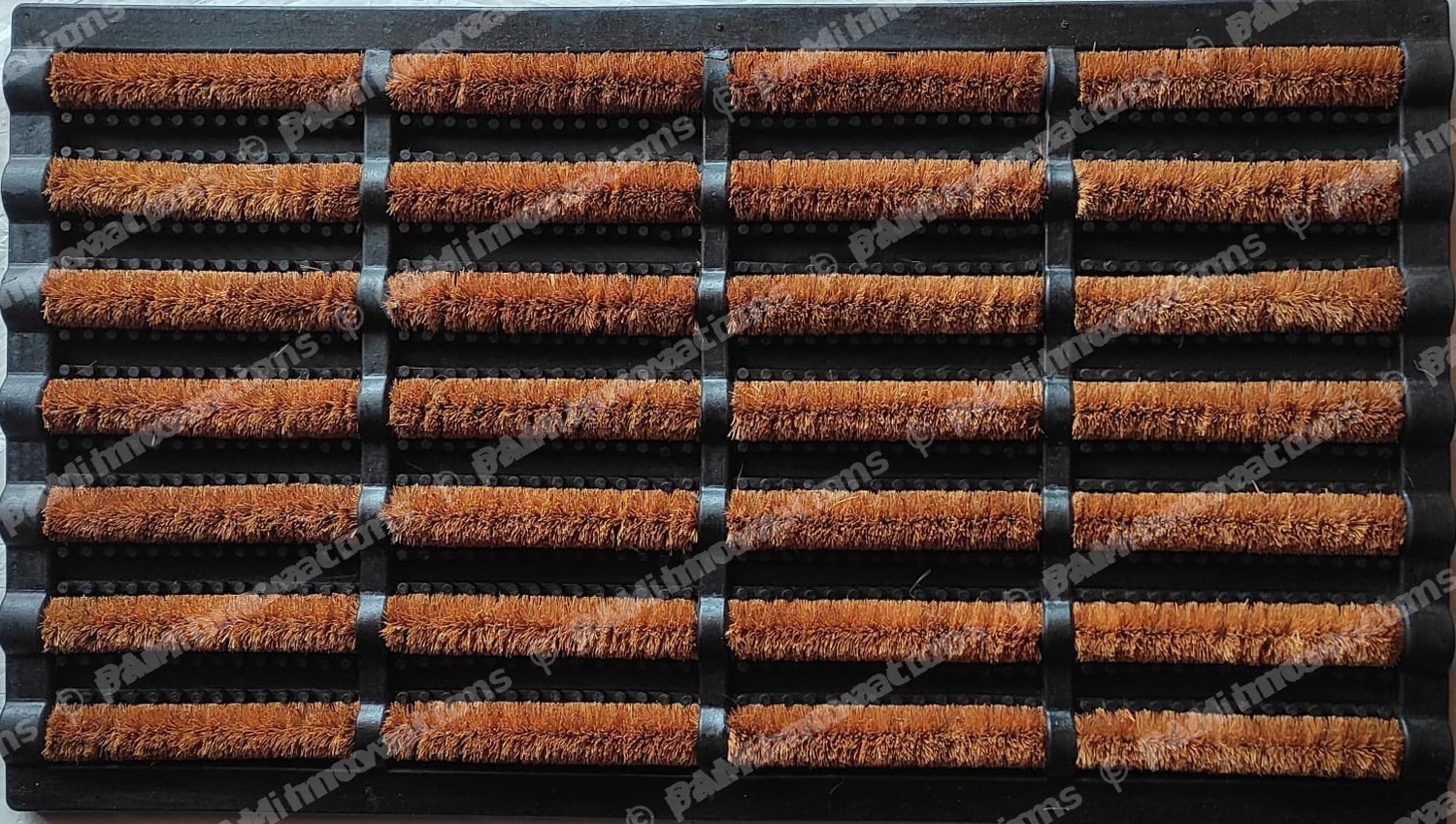 Heavy Duty 7 Line Brush Entrance Mat